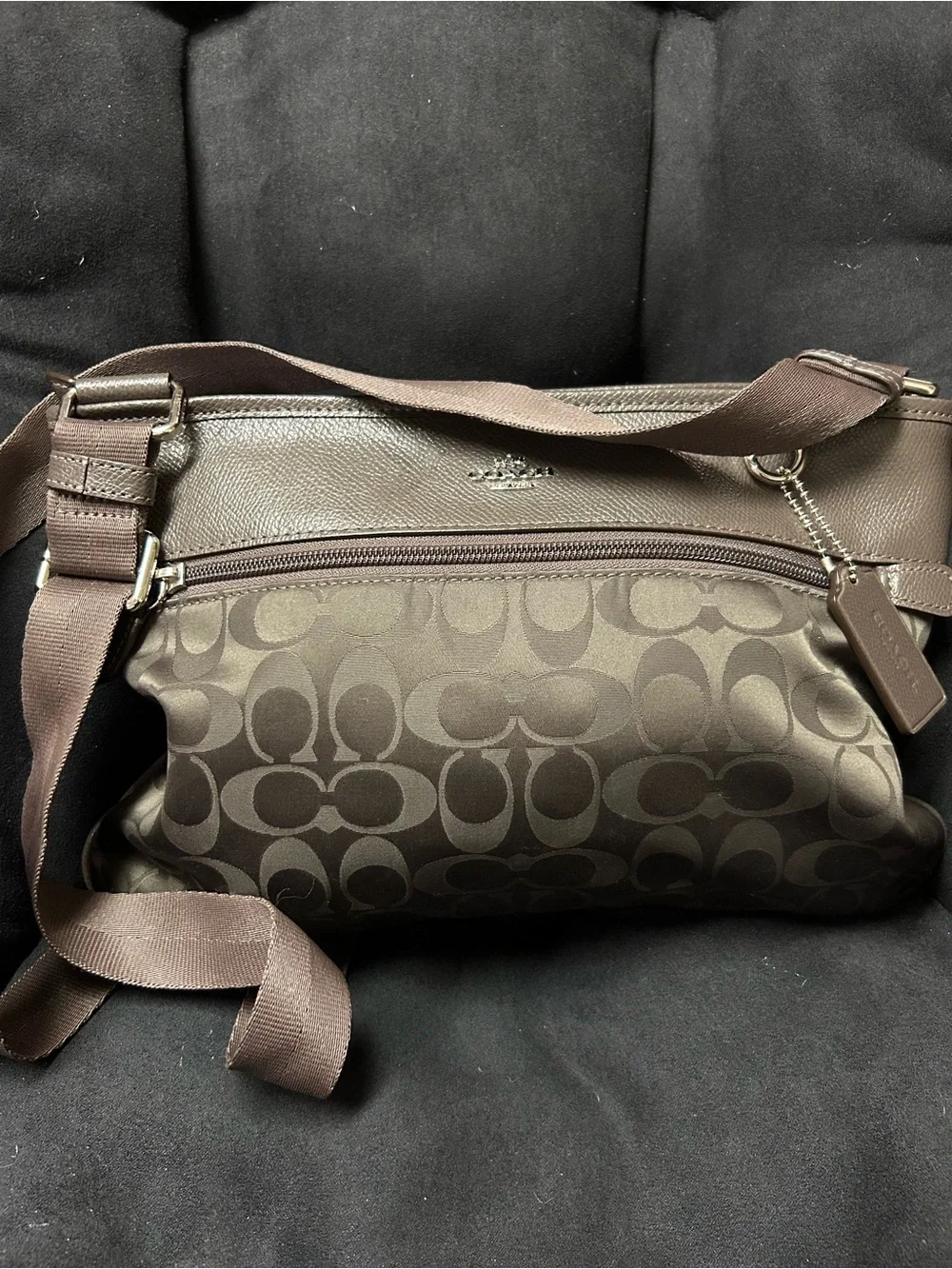 Coach dark brown